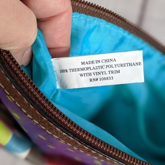 Lily Bloom Geometric Pattern Crossbody Bag Purse - Picture 10 of 11